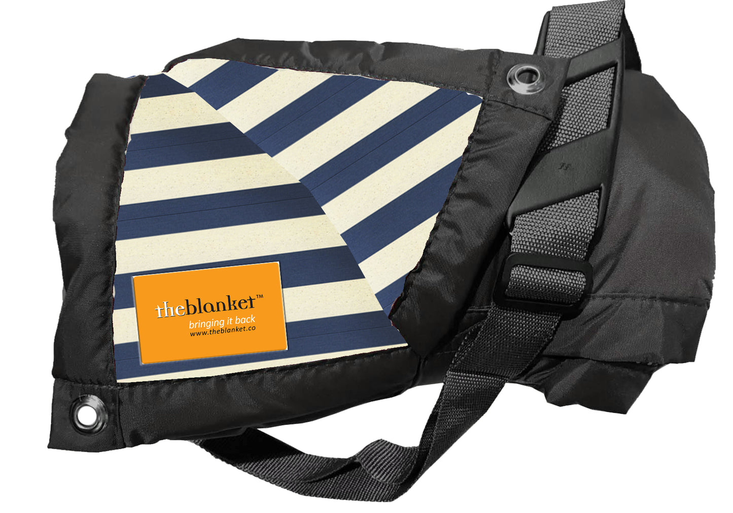Black and White Checked Waterproof Picnic Blanket