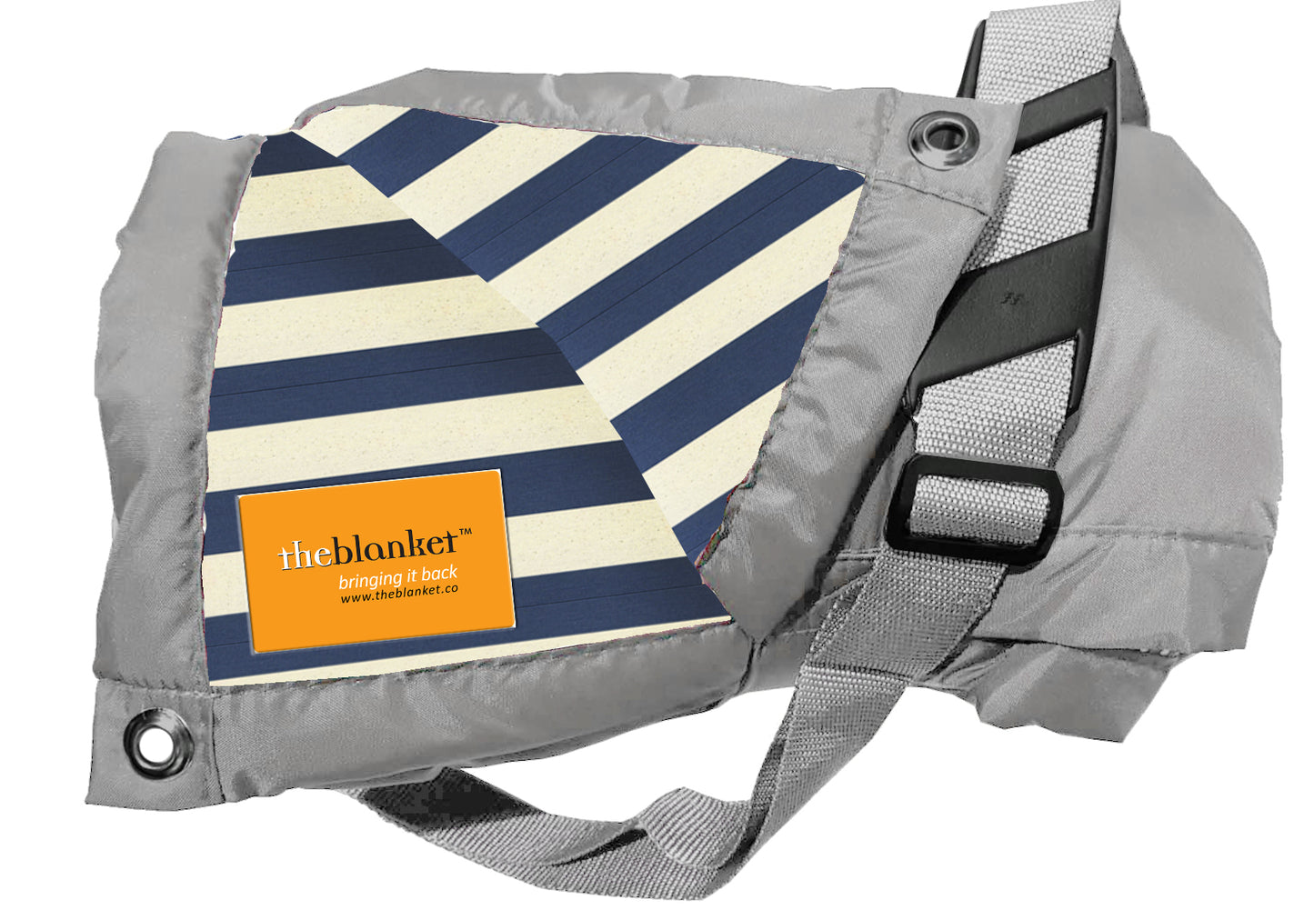 Black and White Checked Waterproof Picnic Blanket