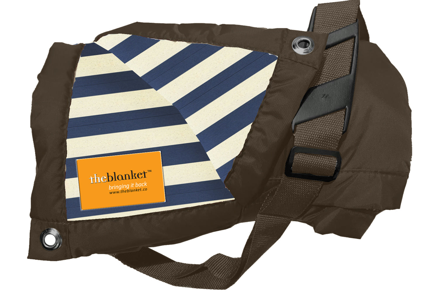 Black and White Checked Waterproof Picnic Blanket