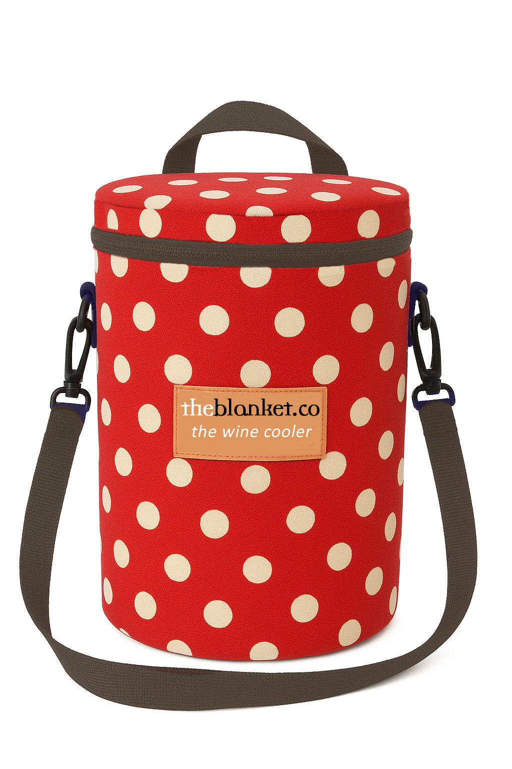 Red Spotted Wine Cooler