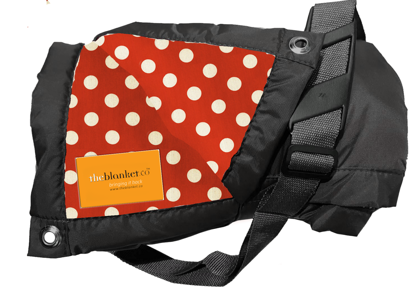 Red Spotted Waterproof Picnic Blanket