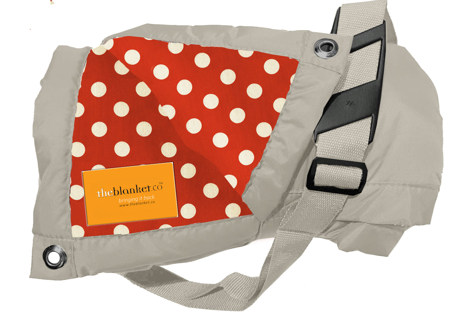 Red Spotted Waterproof Picnic Blanket